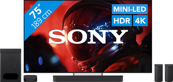 Sony Bravia 9 II True RGB 75 Zoll (2026) + Sony Bravia Theatre System 6 Schwarz Main Image