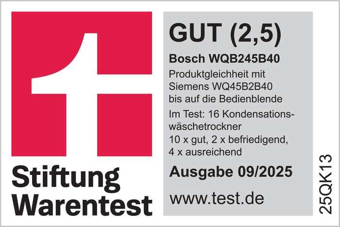 Bosch WGB254031 + Bosch WQB245B40 logo