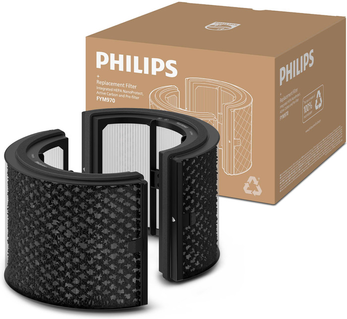 Philips Air Performer 4-in-1 9000 series HEPA NanoProtect filter product in use