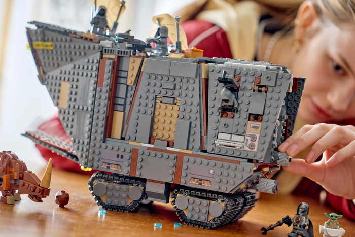 LEGO Star Wars Offworld Sandcrawler en Mudhorn 75453 front