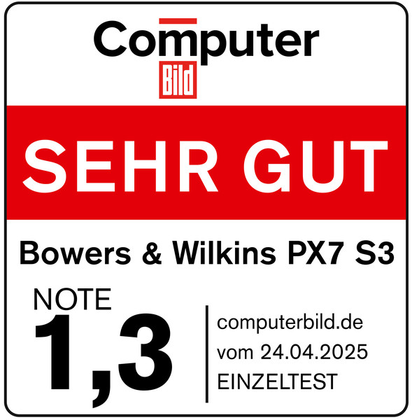 Bowers & Wilkins Px7 S3 Blau produkt in gebrauch