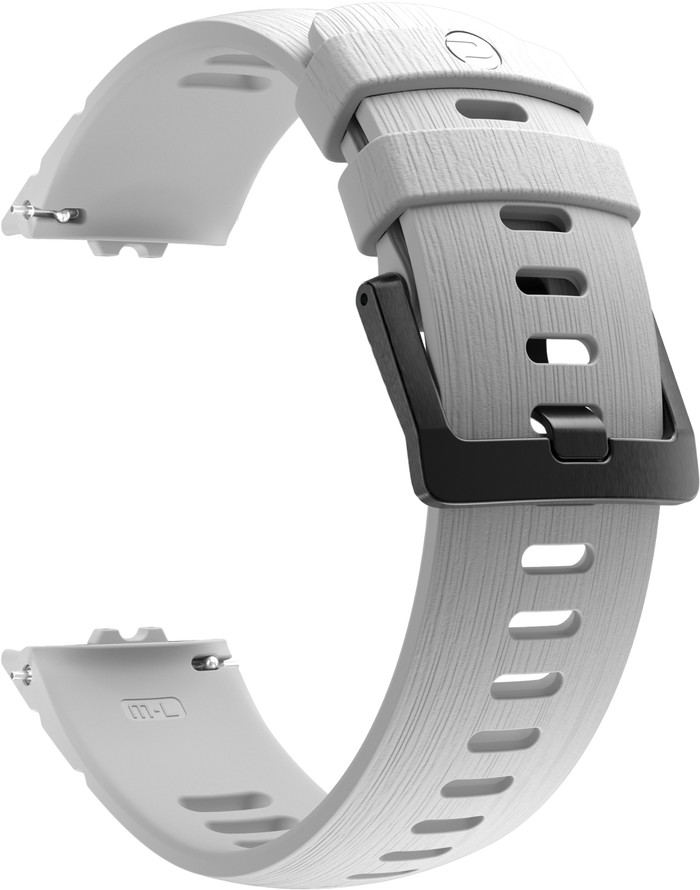 Polar Silicone Watch Strap White 22mm S/L detail