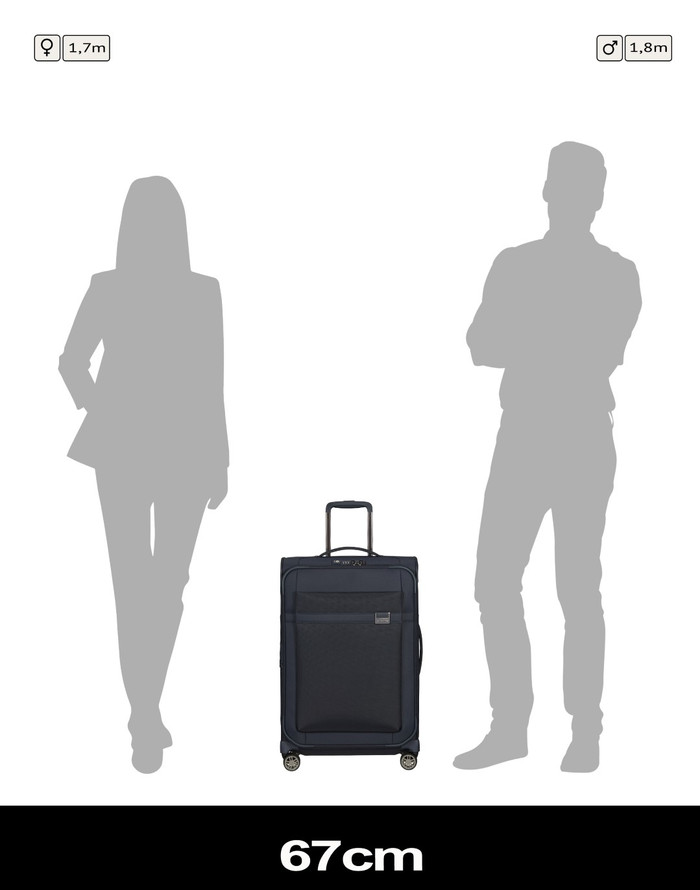 Samsonite Airea Spinner Expandable 67 cm Blue visueller lieferant