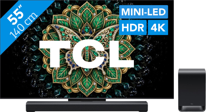 TCL QD Mini LED 55" C69K Pro (2026) + TCL S60K Main Image