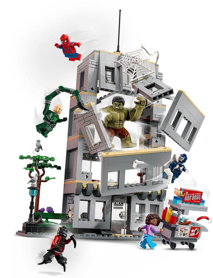 LEGO Marvel Großer Showdown: Spider-Man vs. Hulk 76350 detail