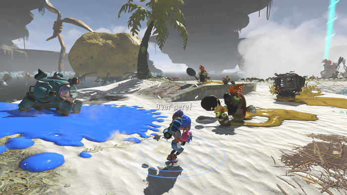 Splatoon Raiders Nintendo Switch 2 produkt in gebrauch