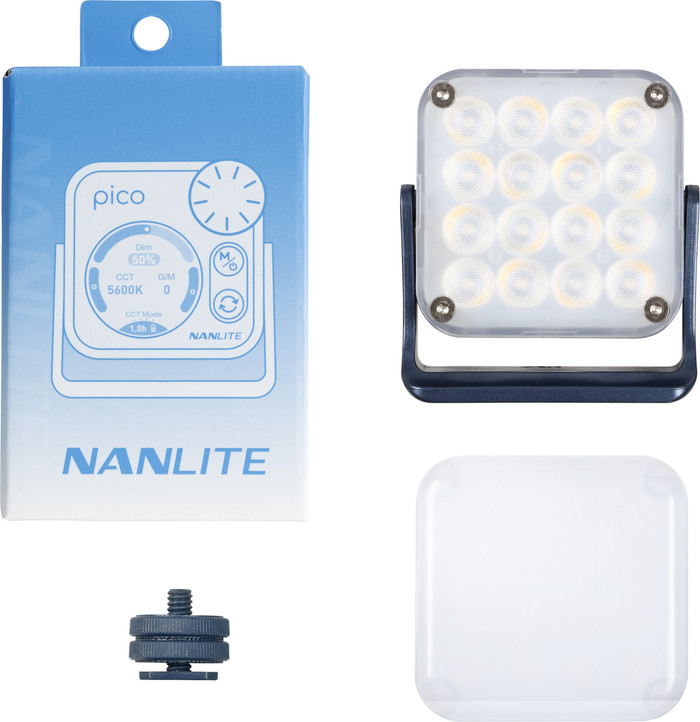 Nanlite Pico LED Mini Pocket Light Midnight Blue accessory