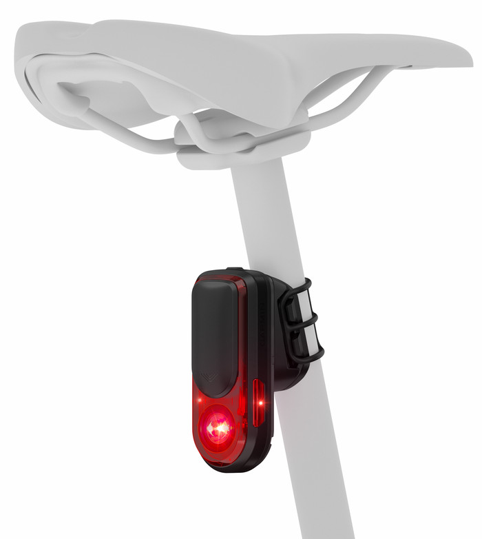 Garmin Varia RearVue 820 Radar mit Rücklicht produkt in gebrauch
