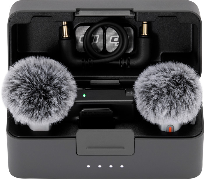 DJI Mic Mini 2S Charging Case inside