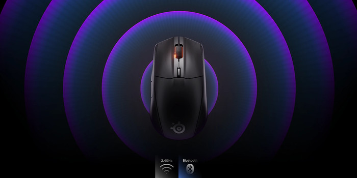 SteelSeries Rival 3 Gen 2 Wireless Gaming Mouse Black product in use