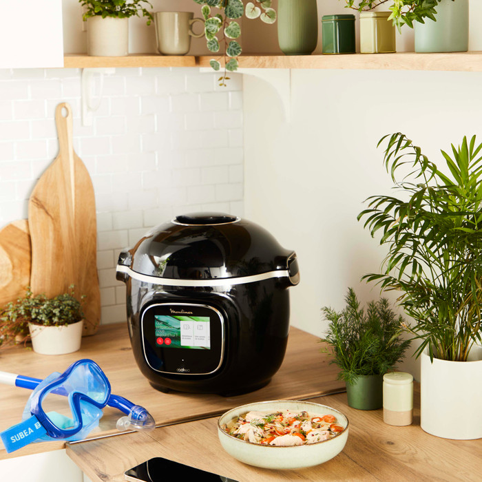 Moulinex Cookeo Touch WLAN CE902800 Schwarz produkt in gebrauch