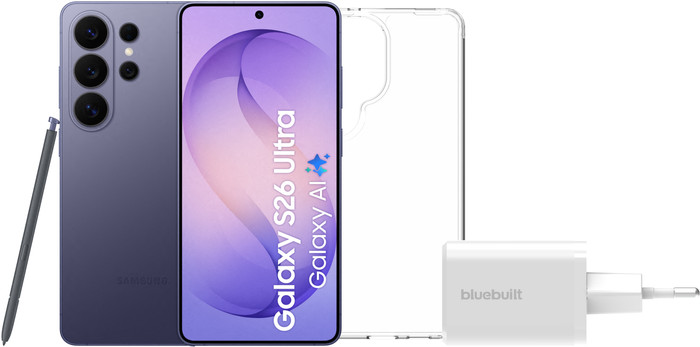 Samsung Galaxy S26 Ultra 1TB Dark Blue 5G + Basic Accessory Pack Main Image