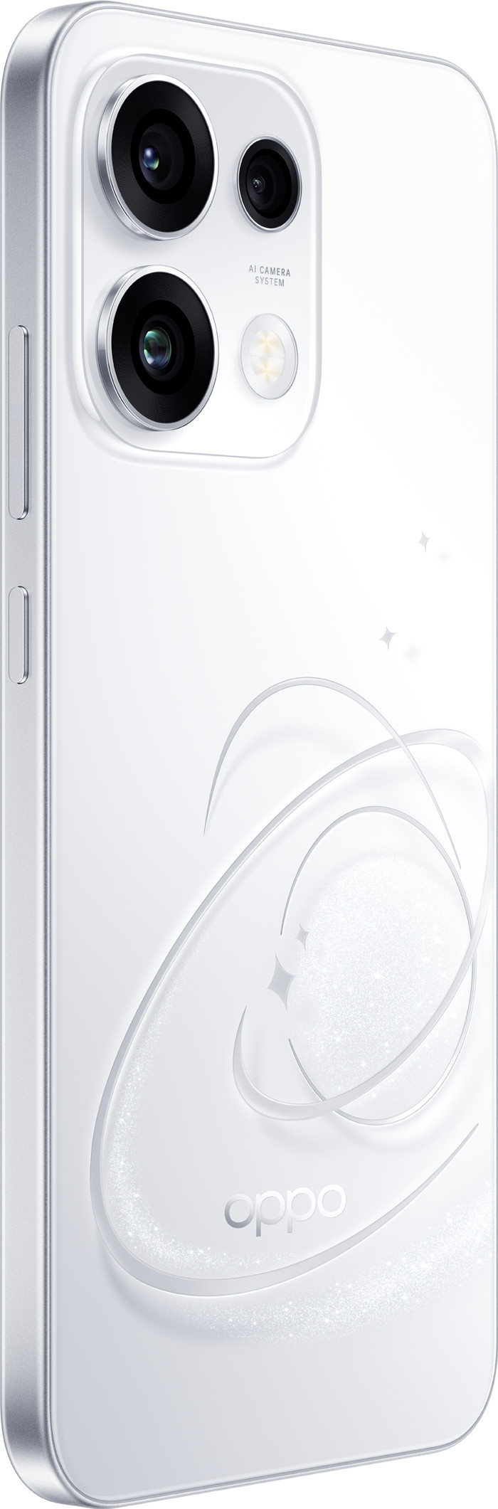 OPPO Reno16 F 256GB Weiß 5G rückseite