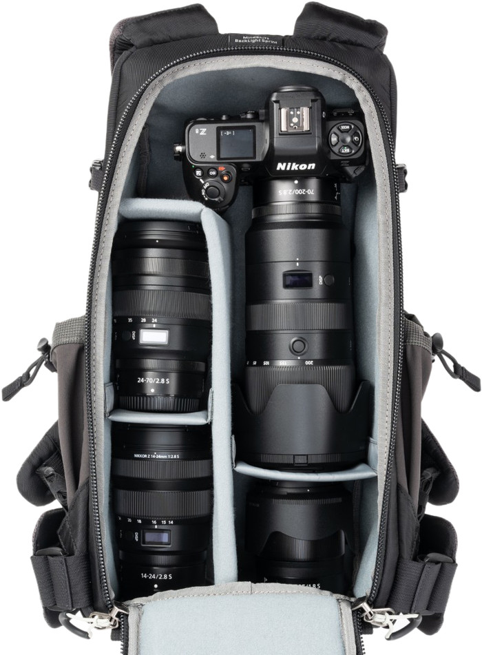 Think Tank BackLight Sprint Slate Black innen