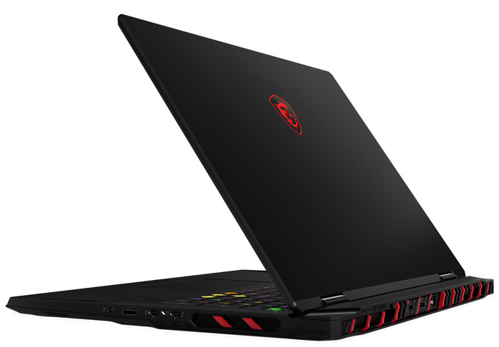 MSI Raider 18 Max HX A2WI-1075 - 18" - Intel Core Ultra 9 - 32GB RAM/2TB SSD - RTX 5080 rückseite