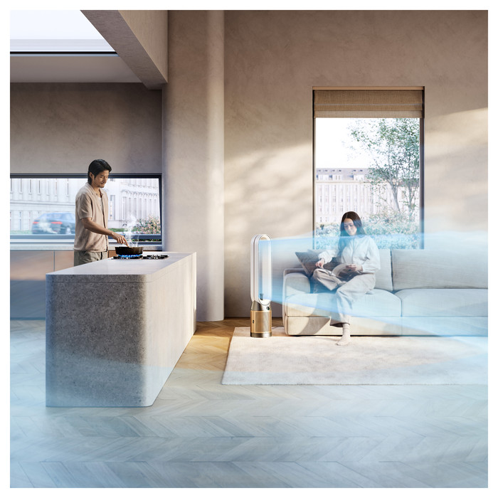 Dyson Find+Follow Purifier Cool PC3 product in use