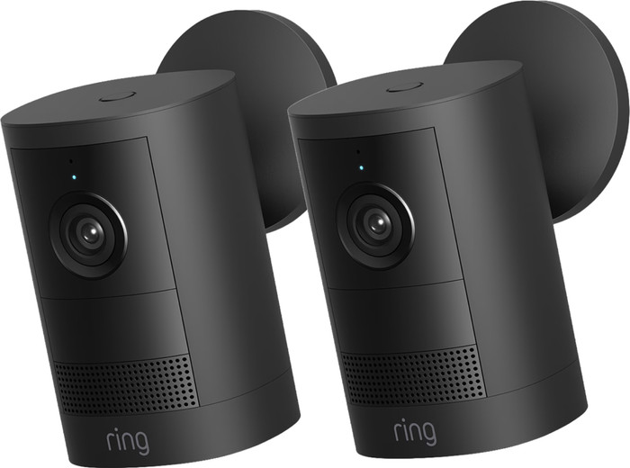 Ring Außenkamera Akku 2. Generation Schwarz Doppelpack Main Image