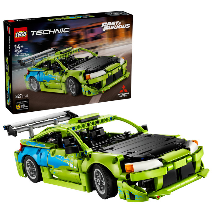 LEGO Technic Fast and Furious Mitsubishi Eclipse 42229 rechte seite
