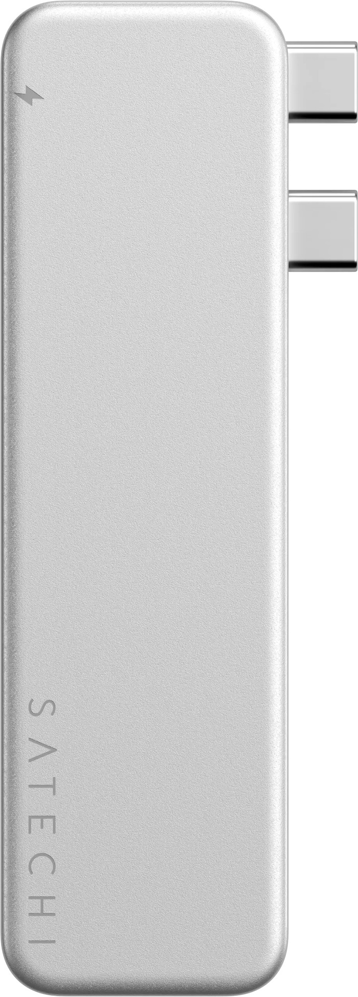 Satechi USB-C Snap Hub Silber oberseite