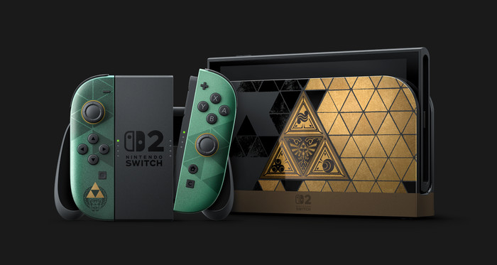 Nintendo Switch 2 The Legend of Zelda Edition zum 40. Jubiläum produkt in gebrauch
