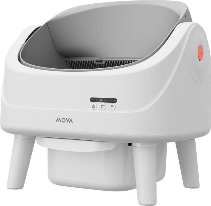 Mova Automatic Cat Litter Box LB10 Air White right side