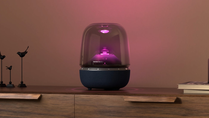 Harman Kardon Aura Studio 5 WiFi Black product in use