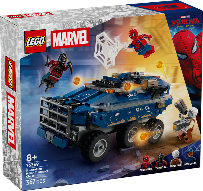 LEGO Marvel Spider-Man Jagt den Gefängnistransporter 76349 verpackung