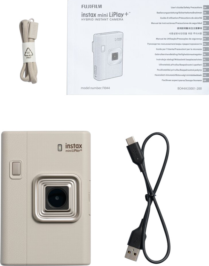Fujifilm Instax Mini LiPlay+ Sand Beige zubehör
