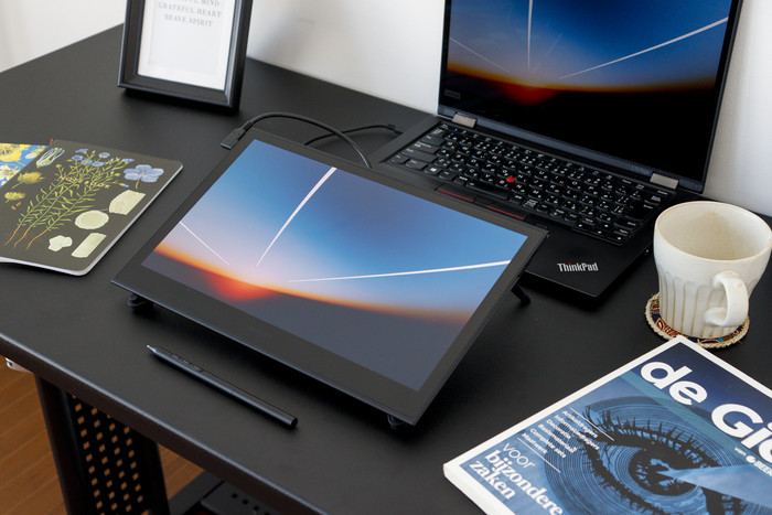 Wacom Movink 13 produkt in gebrauch