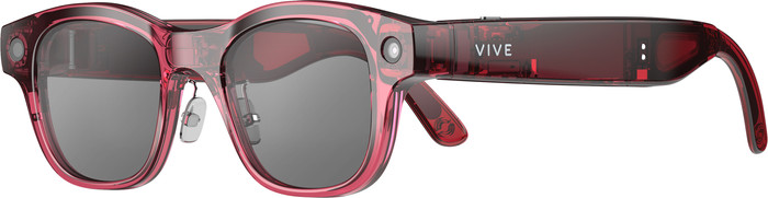 HTC VIVE Eagle AI Glasses Sunglasses Rectangular Red right side