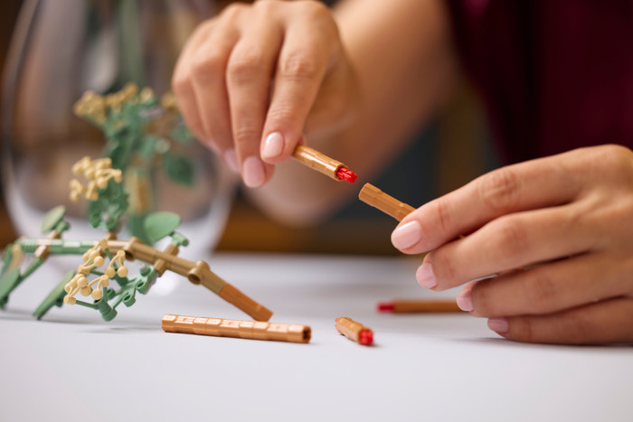 LEGO Botanicals Sonnenblumen 11502 produkt in gebrauch