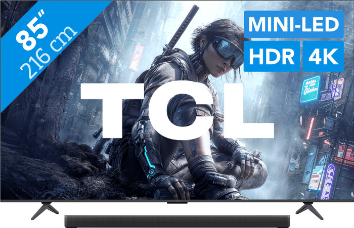 TCL QD Mini LED 85" T8D (2026) + TCL Q75K Main Image