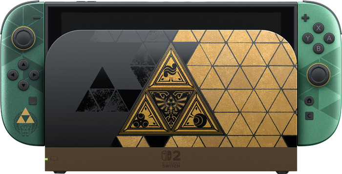 Nintendo Switch 2 The Legend of Zelda Edition zum 40. Jubiläum vorne
