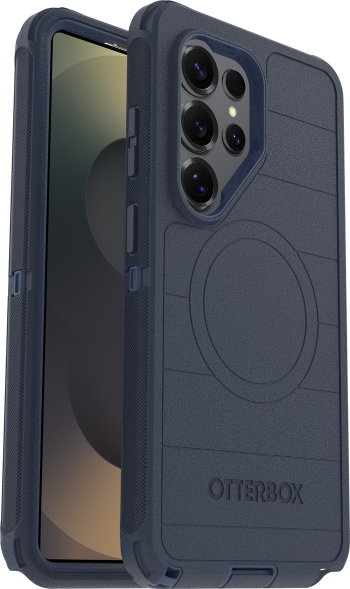 OtterBox Defender Samsung Galaxy S26 Ultra Back Cover with Magnet Blue right side