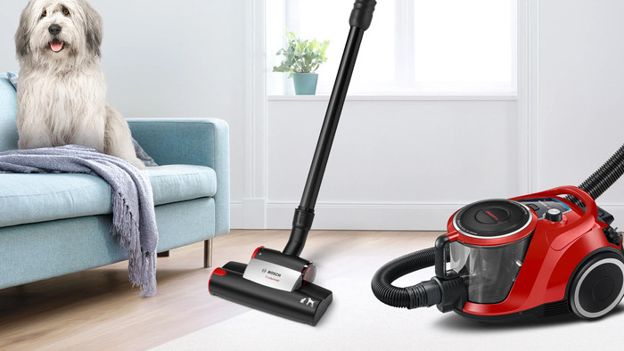 Bosch Serie 6 ProAnimal BGC41PET produkt in gebrauch