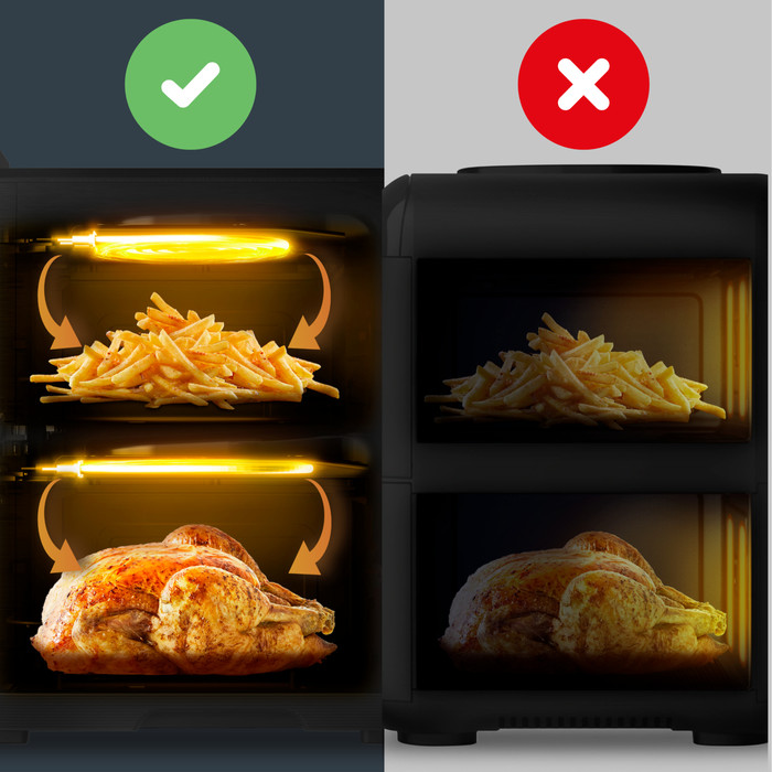 Tefal Easy Fry Crispy Dual Stack EY7528 visueller lieferant