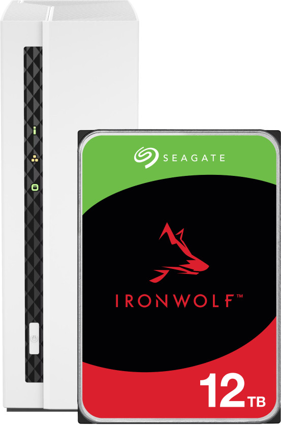 QNAP TS-133 + Seagate Ironwolf 12 TB Main Image