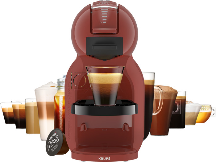 Krups NESCAFE Dolce Gusto Mini Me 2 Red Brick KP1435 product in use