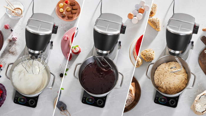 Bosch Serie 8 MUMS8ZS22 Schwarz produkt in gebrauch