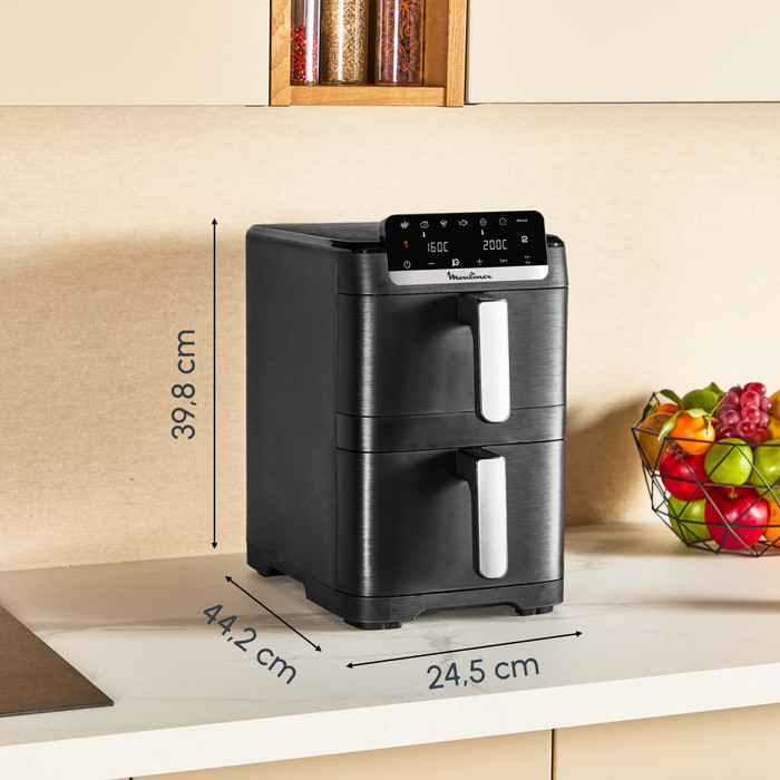 Moulinex Easy Fry Crispy Stack Dual EZ7528F0 visual supplier