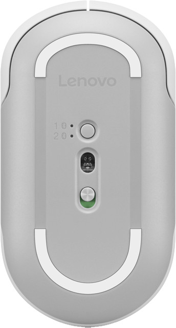 Lenovo 350 Bluetooth Leise Maus Cloud Grey unten
