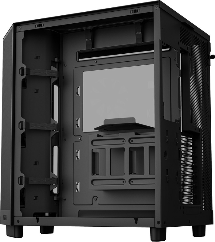 NZXT H6 Flow Schwarz linke seite