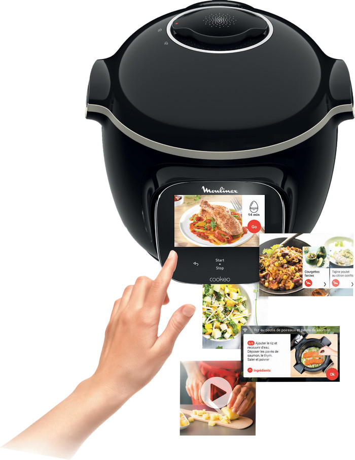 Moulinex Cookeo Touch WLAN CE902800 Schwarz visueller lieferant