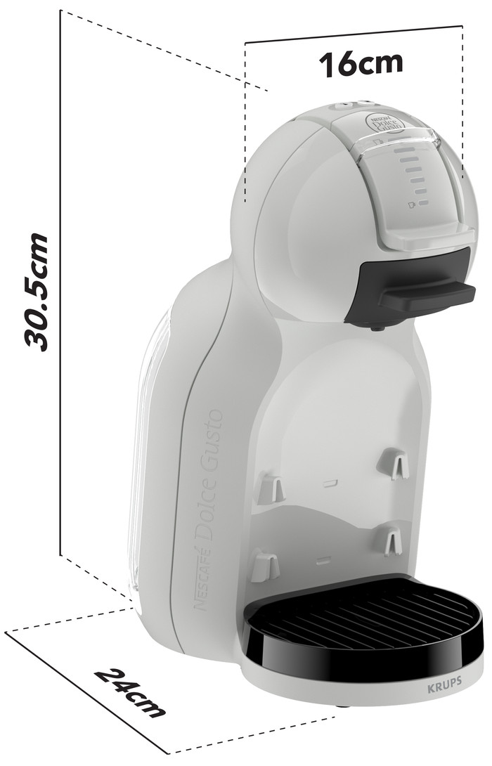 Krups NESCAFÉ Dolce Gusto Mini Me Arctic Grey YY5999FD linke seite