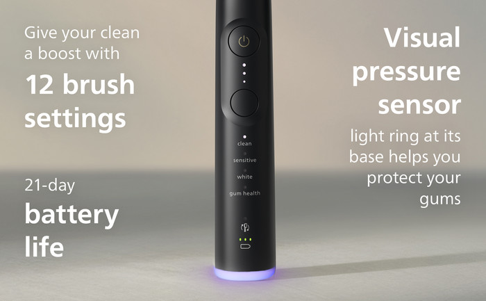 Philips Sonicare Series 7500 HX7421/14 Schwarz detail