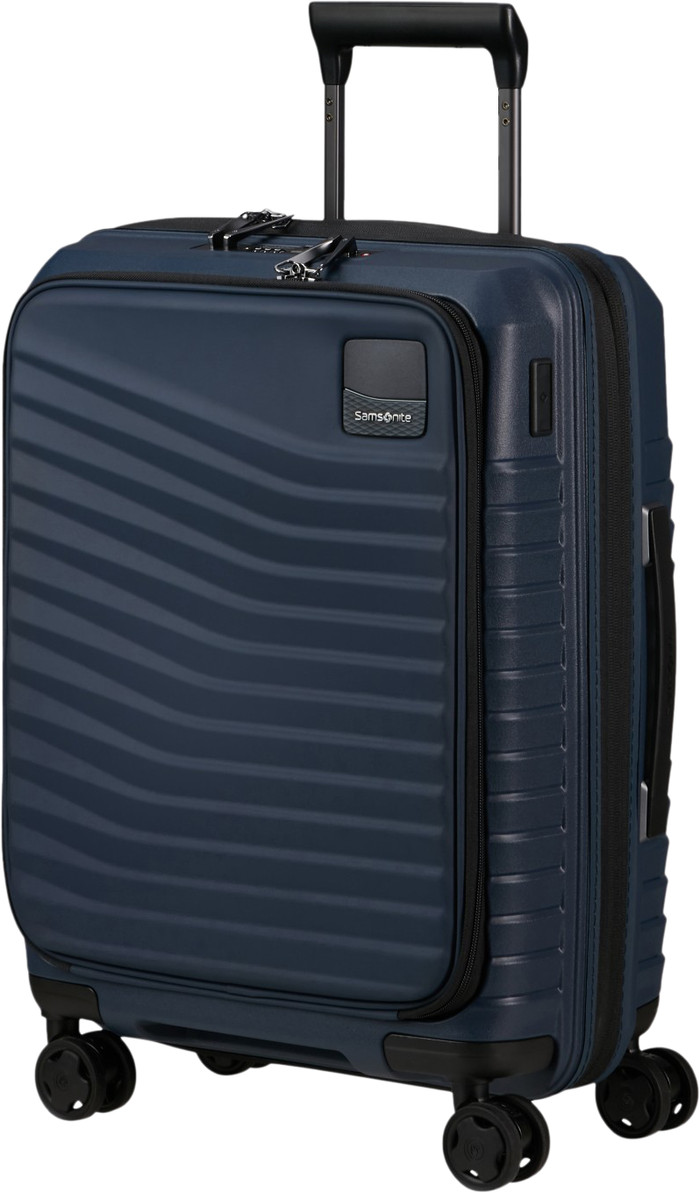 Samsonite Intuo Spinner Easy Access Expandable 55 cm Blue vorne