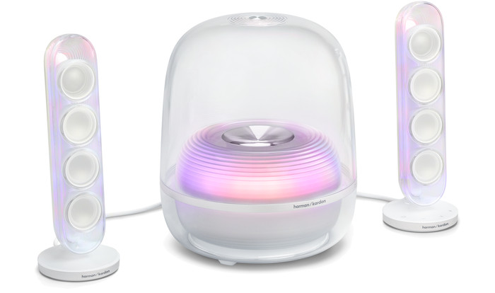 Harman Kardon SoundSticks 5 WLAN Weiß vorne