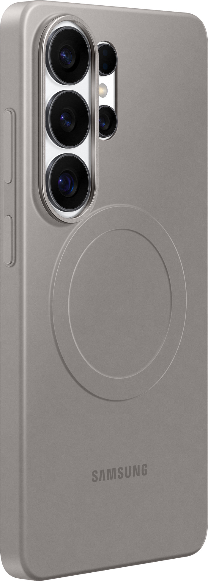 Samsung Galaxy S26 Ultra Slim Backcover mit Magnet Grau vorne