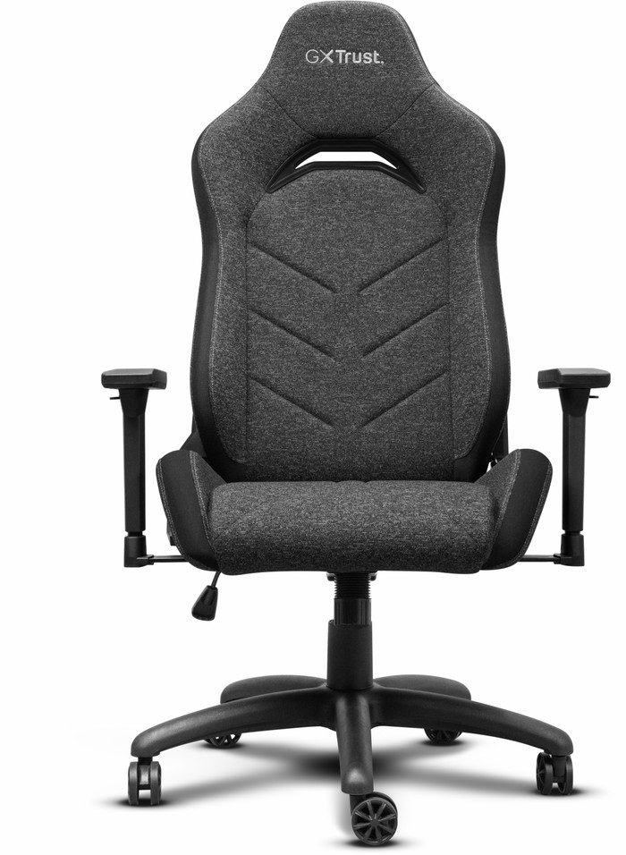 Trust GXT 723 Ruya Gaming-Stuhl Grau vorne