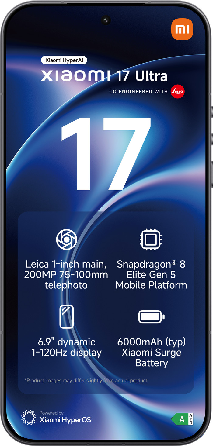 Xiaomi 17 Ultra 512GB Schwarz 5G vorne